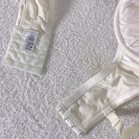 5/$25 George Plus Cream Embroidered Bra 38D - Picture 7 of 10